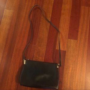 H&M: Small Black Crossbody with Gold Detailing